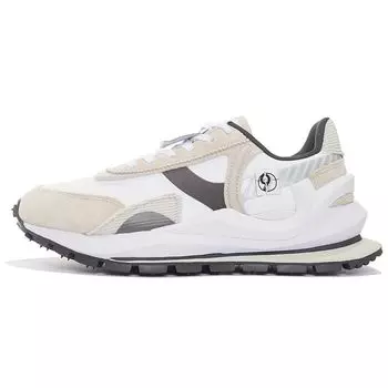 Li Ning Fang Yuan Eternal Fabric Synthetic Leather Trend Shock Absorbing Non-Slip Wear Resistance Low Top Sports Casual Shoes Men Sneakers AZGS079-4 44