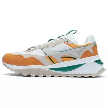 Li Ning Fang Yuan Evo амортизирующие нескользящие износостойкие кроссовки с низким верхом мужские кроссовки золотисто-оранжевые AGCR227-5 43