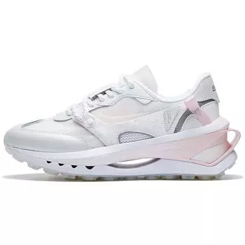 Li Ning Fangyuan Premium Sakura Limited Edition Retro Low-Touch Sports Casual Shoes Women Sneakers White Pink AGCS122-1 36