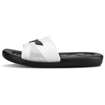 Li-Ning Fashion Casual EVA Non-Slip Slide Sandals Men Footwear Black White LNXT927-3 42-43