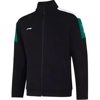 Li Ning Fashion Fitness Stand Collar Long Sleeve Hoodie Men Hoodies Black AWDUA73-2 XXL