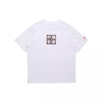 Li-Ning Fashion Week Series Dunhuang Футболка с короткими рукавами унисекс Топы Белый AHSQ069-1 XL