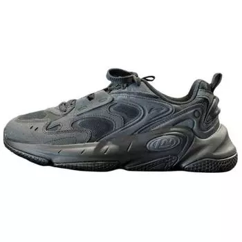 Li-Ning Fashionable Comfortable Non-Slip Wear-Resistant Low-Top Casual Shoes Men Sneakers Black AGCU169-3 43