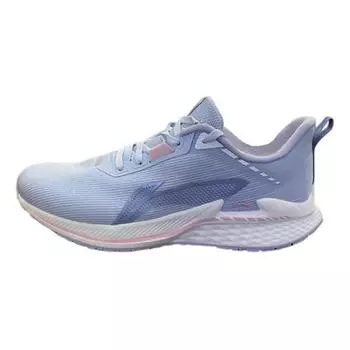 Li-Ning Fashionable Comfortable Versatile Non-Slip Wear-Resistant Low-Top Casual Running Shoes Women sneaker Blue Gray ARBU006-3 37