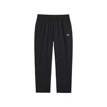 Li-Ning Fashionable Versatile Comfortable Outdoor Knitted Sports Pants Unisex pants Black AYKV853-1 L