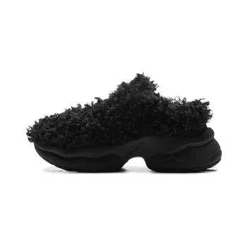 Li-Ning Fashionable Versatile Comfortable Plush Non-Slip Wear-Resistant Low-Top Casual Shoes Women sneaker Black AGCU552-4 35