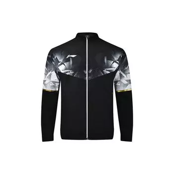 Li Ning Feather Series International Team Competition Cool And Dry Stand воротник цветные блоки длинный рукав спортивная куртка мужские куртки черный AYYS019-2 S