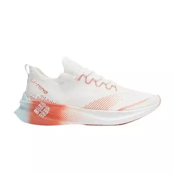 Li-Ning Feidian Challenger Бело-оранжевые женские кроссовки Standard-White Rice-White ARMR012-3 36
