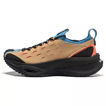 Li Ning Feidian CRC амортизирующие износостойкие низкие спортивные повседневные туфли унисекс кроссовки коричневые синие AZGU001-6 39