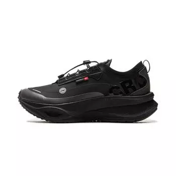 Li Ning Feidian CRC Lite Водоотталкивающие Модные Спортивные Амортизирующие Кроссовки с Низким Верхом Унисекс Кроссовки для Бега Черные AZGV111-1 36