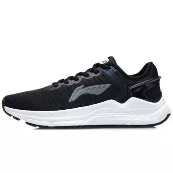 Li Ning Fierce Steed 5 низкие амортизирующие нескользящие прочные спортивные повседневные туфли мужские кроссовки черные белые серебристые ARZR001-7 39