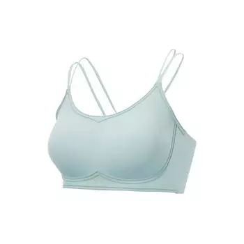 Li-Ning Фитнес-серия, однотонная легкая поддержка, спортивный бюстгальтер для йоги, женское нижнее белье AUBT004-5 S