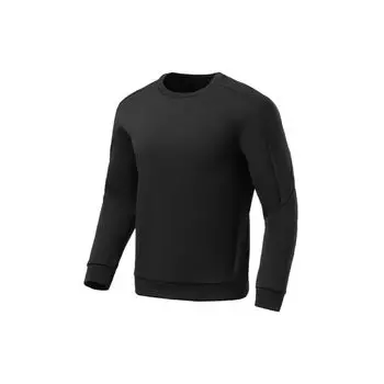 Li-Ning Fitness Series 3D индивидуальный однотонный свитшот с круглым вырезом, мужские топы, черный AWDS007-1 M