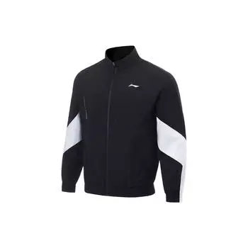 Li-Ning Fitness Series Color Block Спортивная куртка Мужские куртки Черные AFDT385-6 M