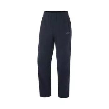 Li-Ning Fitness Series Flat Waist Mid-Rise Woven Sports Casual Pants Men bottoms Deep-Navy-Blue AYKU731-5 XXL