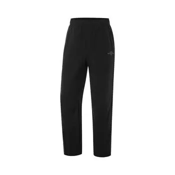 Li-Ning Fitness Series Flat Waist Mid-Rise Woven Sports Casual Pants Men bottoms Black AYKU731-1 2XL
