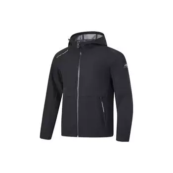 Li-Ning Fitness Series Hooded Three-In-One Sports Training Down Jacket Men Jackets Black AYMT311-5 M