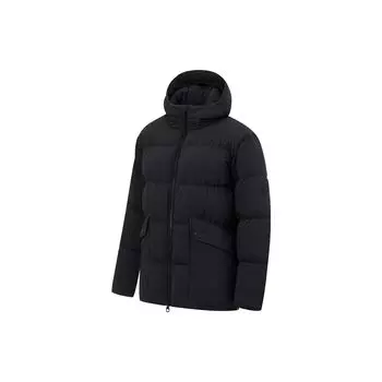 Li Ning Fitness Series однотонная спортивная куртка с капюшоном женская куртка черная AYMT082-2 S