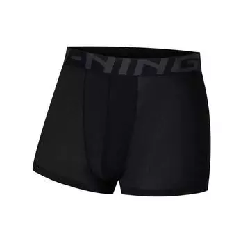 Li Ning Fitness Series однотонное спортивное нижнее белье мужское нижнее белье черное AUAT007-1 L