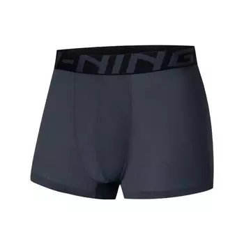 Li Ning Fitness Series однотонное спортивное нижнее белье мужское нижнее белье цвета земли и серого AUAT007-2 L