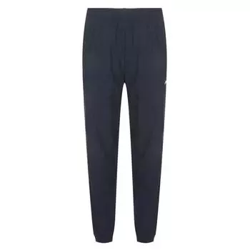 Li Ning Fitness Series однотонные удобные повседневные трикотажные спортивные брюки с манжетами мужские брюки черного цвета AKLS499-1 M