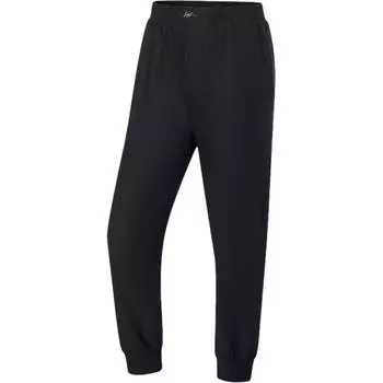 Li Ning Fitness Series повседневные свободные однотонные зауженные трикотажные спортивные брюки женские низы черного цвета AKYT236-1 L