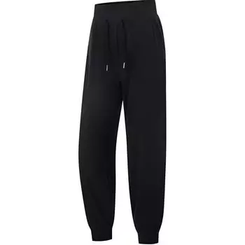 Li Ning Fitness Series повседневные удобные однотонные трикотажные спортивные брюки женские брюки черные AKYU002-1 M