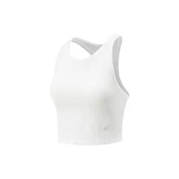 Li-Ning Fitness Series Sleeveless Compression Yoga Sports Tank Women Tops Off-White AUDV020-4 S