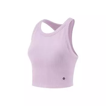 Li-Ning Fitness Series Sleeveless Compression Yoga Sports Tank Women Tops Twilight-Purple AUDV020-5 S
