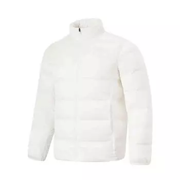 Li Ning Fitness Series Slim Fit Stand воротник молния короткий пуховик мужские куртки Off-White AYMT101-2 L