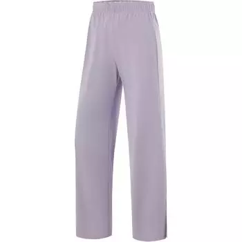 Li-Ning Fitness Series Solid Color Casual Breathable Comfortable Straight Leg Woven Sports Pants Women Pants Smoky-Purple AKLU694-5 S