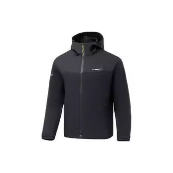 Li-Ning Fitness Series свободная спортивная куртка с капюшоном мужская верхняя одежда черный AFDR757-1 S