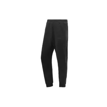 Li Ning Fitness Series Training спортивные штаны с манжетами и завязками мужские низы черные AKLR467-1 S