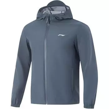 Li Ning Fitness Series Удобная ветровка для мужчин Верхняя одежда Luo-Dai-Qing AFDU825-3 S