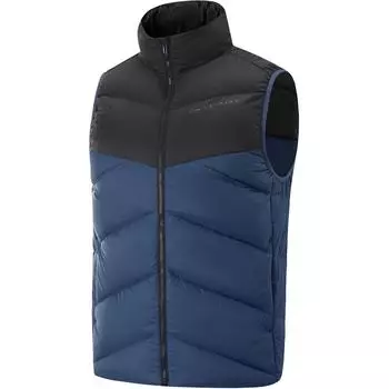 Li-Ning Fitness Series Warm Stand Collar Zipper Color Block Sleeveless Vest Men Vests Deep-Navy AMRU101-8 XXXL