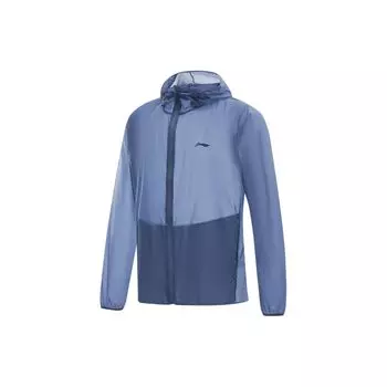 Li Ning Fitness Series Защита от ультрафиолета Водонепроницаемая дышащая удобная мягкая оболочка для занятий спортом на открытом воздухе UPF50+ Защита от солнца Одежда AFDU459-4 M