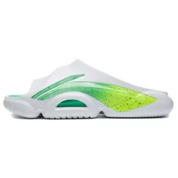 Li Ning Flash 8 Баскетбольные шлепанцы для корта Женские шлепанцы Белый Зеленый ABTS010-14 36