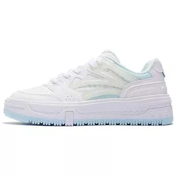 Li Ning Floating Fabric Classic Casual Low-Go Shoes Women sneakers Standard-White AGCS078-1 35