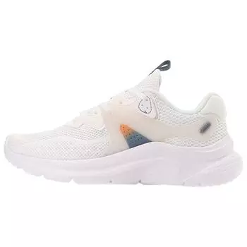 Li Ning Flow Cloud Удобные нескользящие износостойкие дышащие низкие повседневные туфли мужские кроссовки Cloud-White AGLS019-2 44