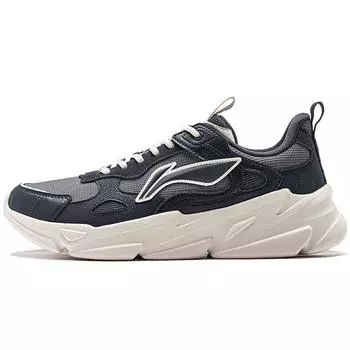 Li Ning Flowing Fire Classic Low Top Casual Shoes Men sneakers Cold-Sand-Black Shadow-Gray AGCT387-4 39