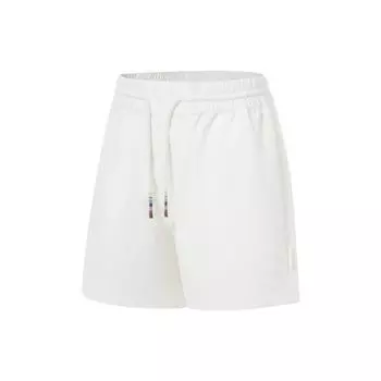 Li Ning Free Growth Loose Drawstring Casual Shorts Women Shorts Off-White AKST062-1 XS
