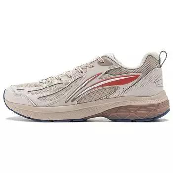 Li Ning Fu Yao V2 легкие высокопрочные амортизирующие нескользящие износостойкие низкие кроссовки для бега мужские кроссовки Oat-Gray ARXT021-5 39