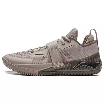 Li Ning Fury модные удобные универсальные нескользящие износостойкие баскетбольные кроссовки мужские коричневые ABFT019-8 45