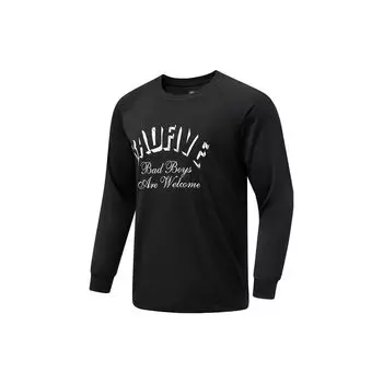 Li-Ning Футболка Badfive Quick-Dry Loose с длинным рукавом и регланами, унисекс, черная, ATLT107-4 XL