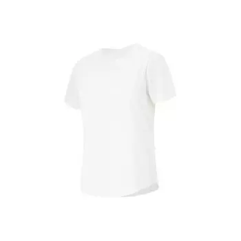 Li-Ning Футболка Fitness Series Solid Color Ice Feel Moisturizing Loose с коротким рукавом для женщин, белые топы ATSU486-1 XL
