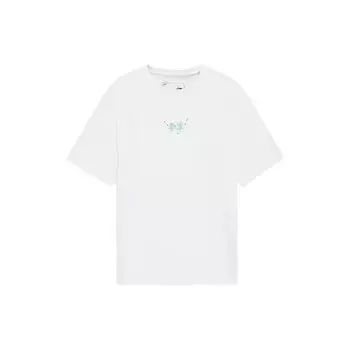 Li-Ning Футболка с коротким рукавом и вышитым логотипом Pure Color, мужская, белая, AHSS325-1 XS