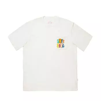 Li Ning Футболка с надписью, круглым вырезом, удобная, универсальная, дышащая, с коротким рукавом, унисекс, футболка, молочно-белая AHSVB33-2 S