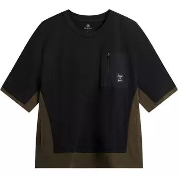 Li-Ning Футболка Wade Series Letter Loose Round Neck с коротким рукавом, мужские топы, черные AHSUE13-1 L
