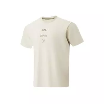 Li-Ning Футболка Wade Series Sun Protection UV Protective Sports с коротким рукавом для мужчин, цвет овсяно-серый ATSU037-3 XL