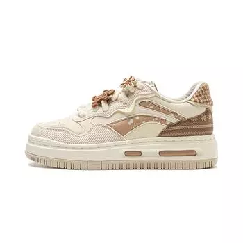 Li Ning Future C1 Синтетическая кожа Коровий спилок Универсальные удобные амортизирующие износостойкие низкие кроссовки для скейтбординга AGCU172-4 36